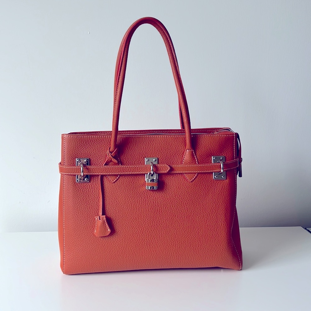 Leather Handbag Fawn